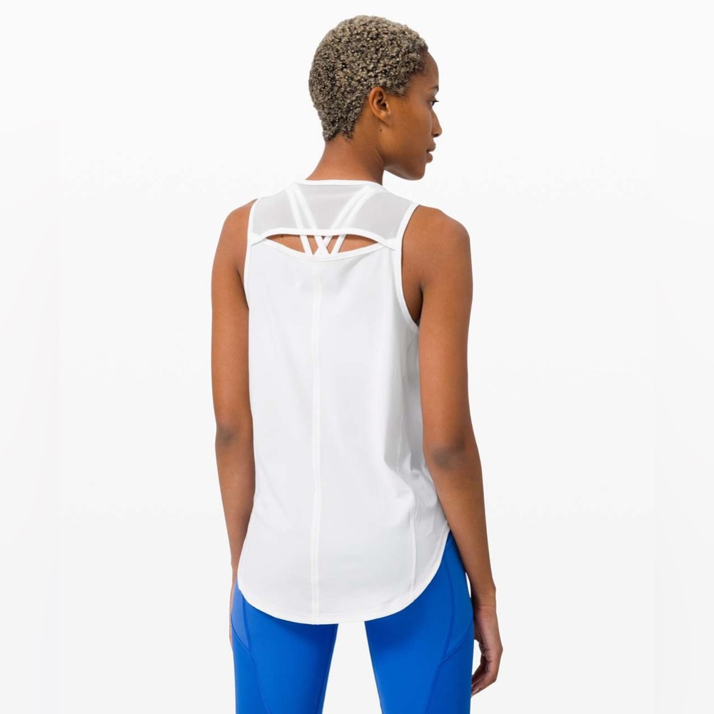 Lululemon Sculpt Tank - White (Third Release)
